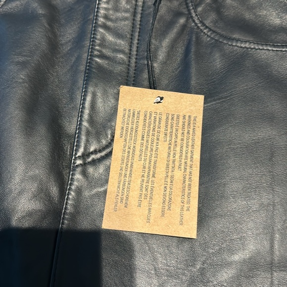 PS PAUL SMITH Leather MIDI Skirt - Picture 5 of 10